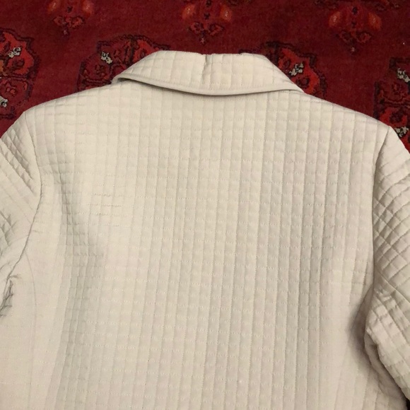 🌺🌺NEW GALLERY QUILTED BEIGE COAT SIZE M - Picture 11 of 11